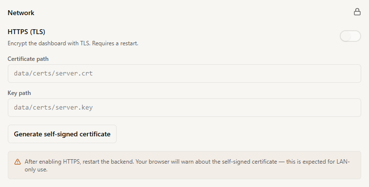 HTTPS, ipmideck screenshot